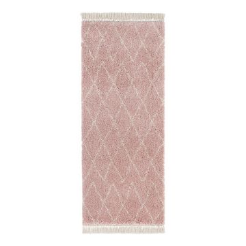 Covor Mint Rugs Jade, 80 x 200 cm, roz
