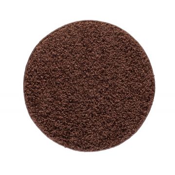 Covor shaggy din PP Lumini Brown Round, Wilton