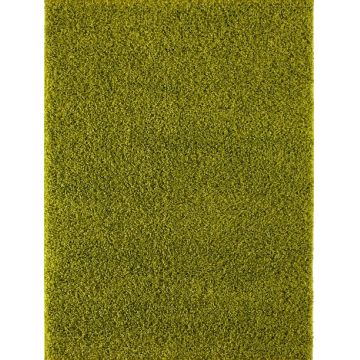 Covor shaggy din PP Lumini Green, Wilton