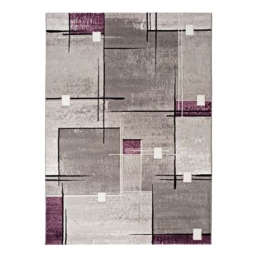 Covor Universal Detroit, 160 x 230 cm, gri - violet