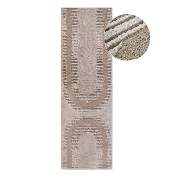 Covor tip traversă bej 80x240 cm Bartoux Beige – Elle Decoration