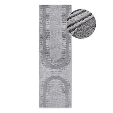 Covor tip traversă gri 80x240 cm Bartoux Light Grey – Elle Decoration