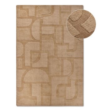 Covor bej țesut manual din lână 120x170 cm Alexis – Villeroy&Boch