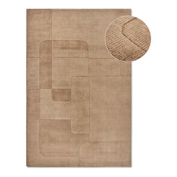 Covor bej țesut manual din lână 80x150 cm Charlotte – Villeroy&Boch
