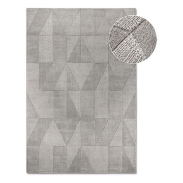 Covor gri țesut manual din lână 120x170 cm Ursule – Villeroy&Boch