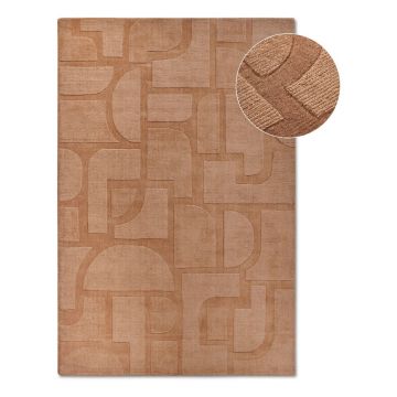 Covor maro țesut manual din lână 120x170 cm Alexis – Villeroy&Boch