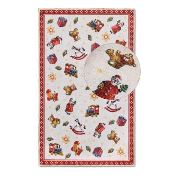 Covor roșu 50x80 cm cu model de Crăciun Red Christmas – Villeroy&Boch Covor roșu 50x80 cm cu model de Crăciun Red Christmas – Villeroy&Boch
