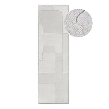 Covor tip traversă crem țesut manual din lână 80x250 cm Charlotte – Villeroy&Boch