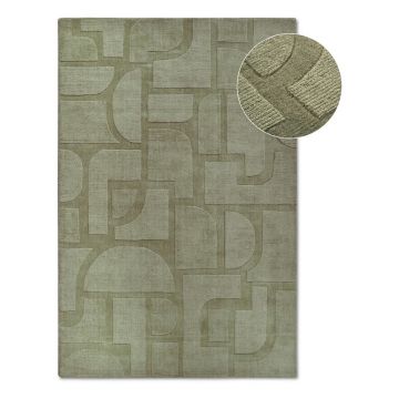 Covor verde țesut manual din lână 190x280 cm Alexis – Villeroy&Boch