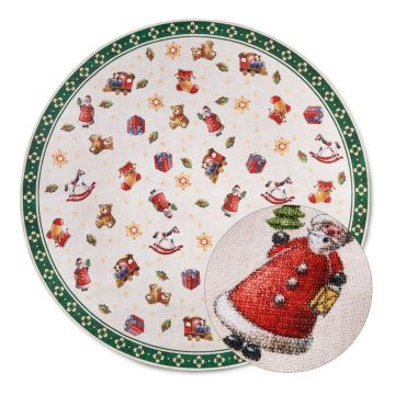 Covor verde rotund ø 150 cm cu model de Crăciun Green Christmas – Villeroy&Boch