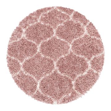 Covor roz rotund ø 120 cm Salsa – Ayyildiz Carpets