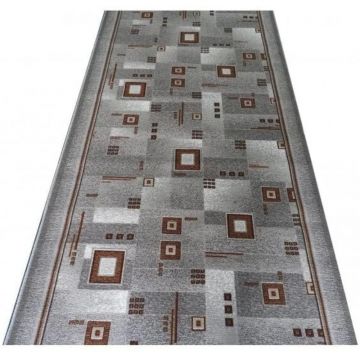 Traversa Print Dekart, polipropilena, gri/bej, 0.6 m Traversa Print Dekart, polipropilena, gri/bej, 0.6 m