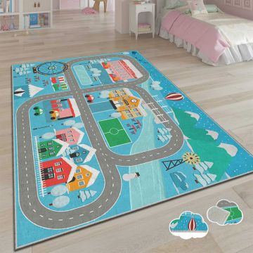 Covor, ASR CRPT-27 , 100x180 cm, Poliester, Multicolor ieftin