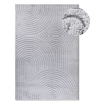 Covor gri deschis 120x170 cm Panglao New York Light Grey – Elle Decoration