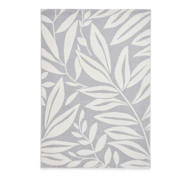 Covor gri deschis 160x230 cm Sorral Leaves – Catherine Lansfield