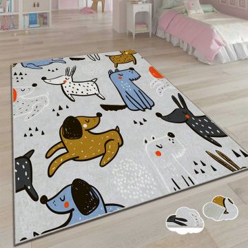 Covor, ASR CRPT-6 , 80x140 cm, Poliester, Multicolor ieftin