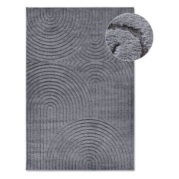 Covor gri antracit 80x120 cm Panglao New York Anthracite – Elle Decoration