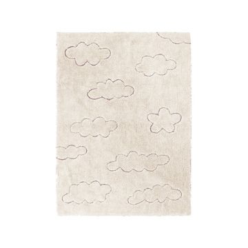 Covor pentru copii crem lavabil/țesut manual din bumbac 120x160 cm Clouds – Lorena Canals