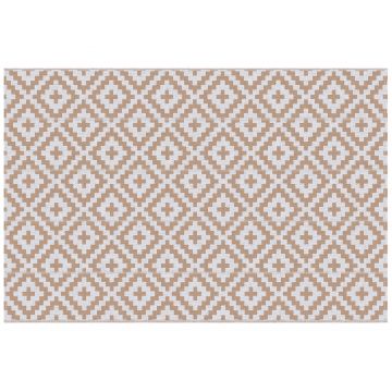 Outsunny Covor pentru Exterior Reversibil cu Model Geometric, Rezistent la Razele UV, 182x274 cm, Cafeniu | Aosom Romania Outsunny Covor pentru Exterior Reversibil cu Model Geometric, Rezistent la Razele UV, 182x274 cm, Cafeniu | Aosom Romania