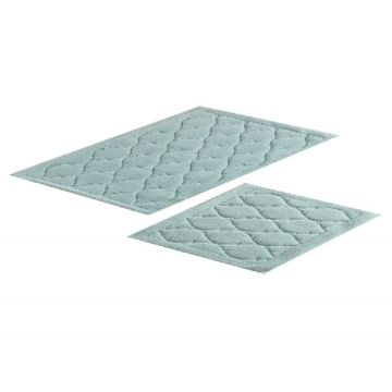 Set 2 Covorase de Baie Dante Mint (Bumbac 100%)