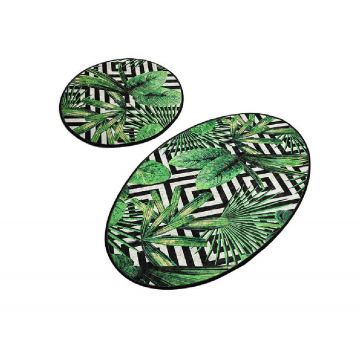 Set 2 Covorase de Baie Tropic