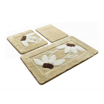Set 3 Covorase de Baie Daisy Tas (Acryl)