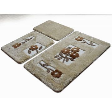 Set 3 Covorase de Baie Linda Tas (Acryl)
