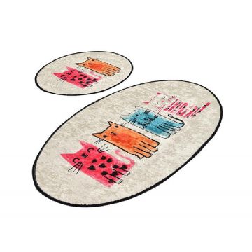 Set 2 Covorase de Baie Baby Cats