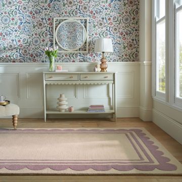 Covor Lois Scallop Verde 120X170 cm, Flair Rugs