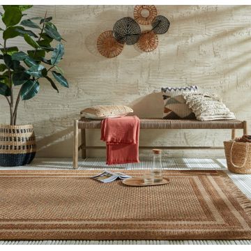Covor Sylvie Layla Border Natural 120X170 cm, Flair Rugs