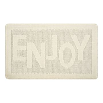 Covoraș de baie crem 60x100 cm Enjoy – Foutastic