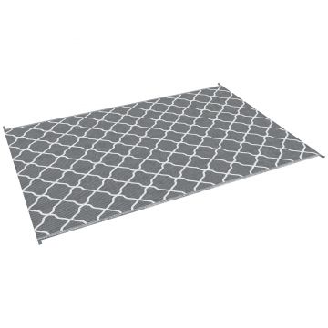 Outsunny Covor de Exterior cu Geantă de Transport și Protecție UV, 182x274 cm, Gri Deschis | Aosom Romania