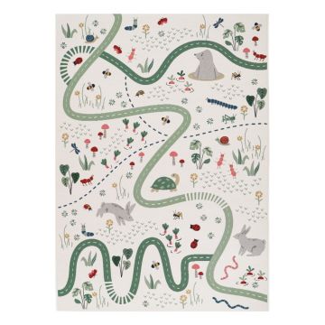 Covor de joacă pentru copii crem 123x180 cm Garden Life – Nattiot