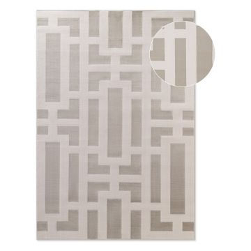 Covor gri/crem 160x235 cm Perles Onyx – Elle Decoration