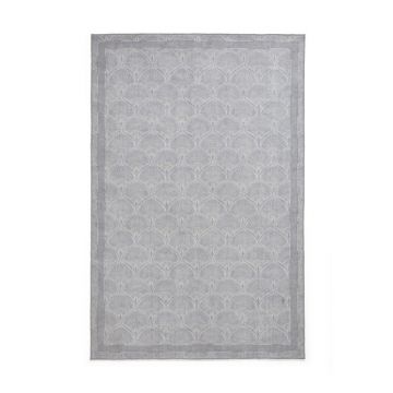 Covor gri deschis lavabil 152x230 cm Deco Peacock – Catherine Lansfield