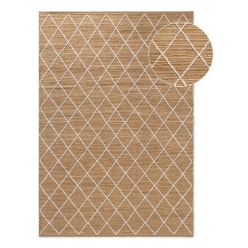 Covor în culoare naturală țesut manual din iută 160x230 cm Kunu – Hanse Home