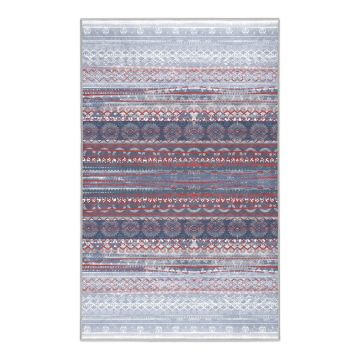 Covor mov/gri lavabil 120x180 cm Vintage Stripe – Mila Home