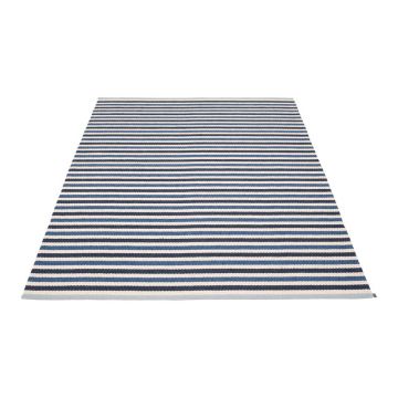 Covor pentru exterior și interior albastru/crem 140x200 cm Teo Denim – Pappelina