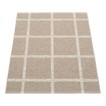 Covor pentru exterior și interior bej 70x100 cm Ada Dark Linen – Pappelina