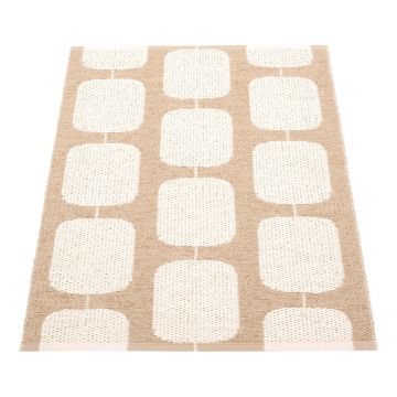 Covor pentru exterior și interior bej/crem 70x100 cm Sten Light Nougat – Pappelina