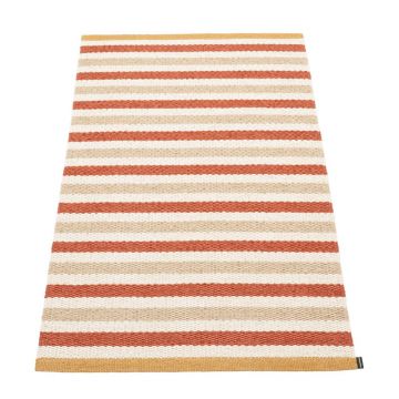 Covor pentru exterior și interior cărămiziu/crem 70x120 cm Teo Brick – Pappelina