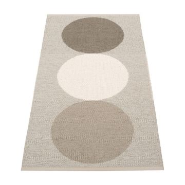 Covor pentru exterior și interior gri/crem 70x140 cm Otto Clay – Pappelina