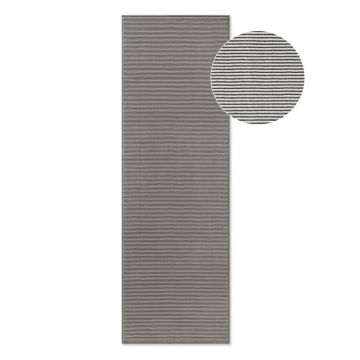 Covor tip traversă gri antracit/crem 80x240 cm Perles Dolomite – Elle Decoration