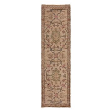 Covor tip traversă în culoare naturală țesut manual din amestec de iută 60x230 cm Celine Jute Global – Flair Rugs