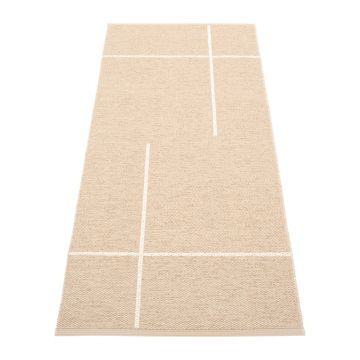 Covor tip traversă pentru interior și exterior bej 70x180 cm Fred Beige – Pappelina