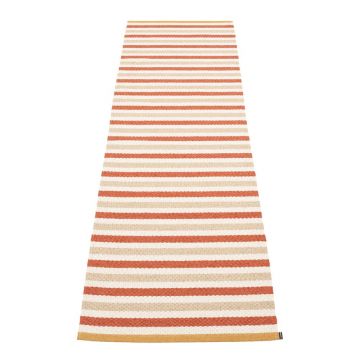 Covor tip traversă pentru interior și exterior cărămiziu/crem 70x240 cm Teo Brick – Pappelina