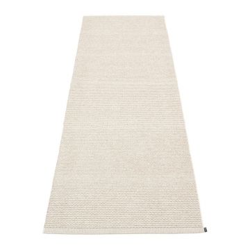 Covor tip traversă pentru interior și exterior crem 70x200 cm Mono Linen Vanilla – Pappelina