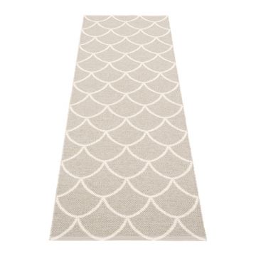 Covor tip traversă pentru interior și exterior crem 70x225 cm Kotte Linen – Pappelina