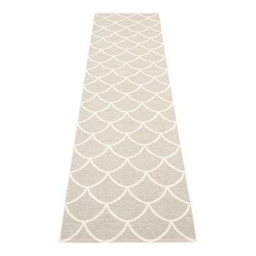 Covor tip traversă pentru interior și exterior crem 70x300 cm Kotte Linen – Pappelina