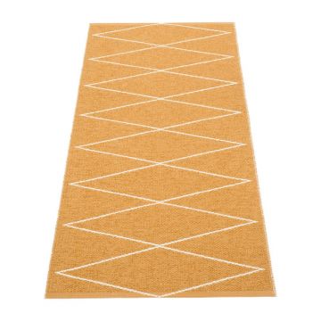 Covor tip traversă pentru interior și exterior galben ocru 70x160 cm Max Ochre – Pappelina